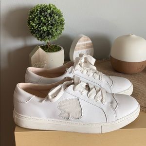Kate spade white sneakers size 9